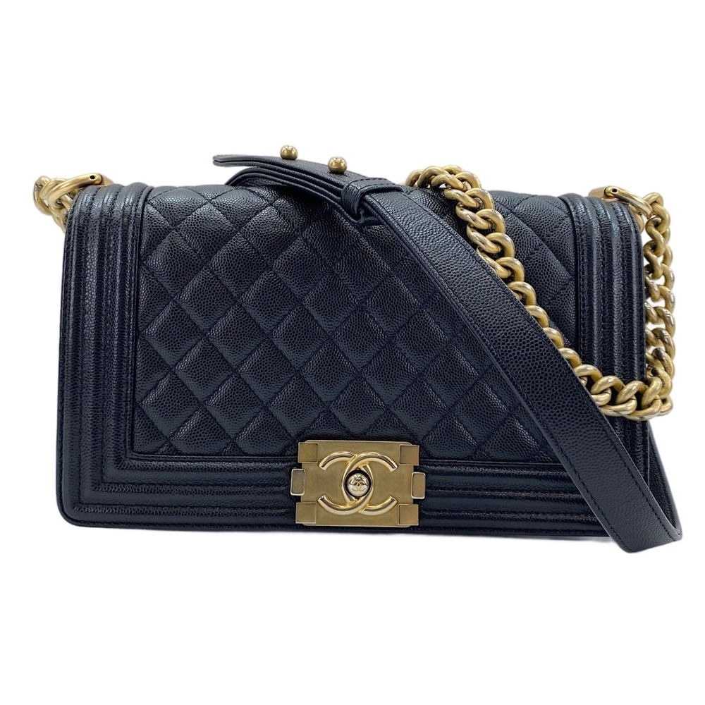 Chanel Boy 25 Shoulder Bag, Black